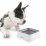 2L No Spill Dog Water Bowl with Slow Drinking Design