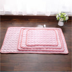 Self-Cooling Dog & Cat Mat for Summer, Portable Ice Silk Pet Bed